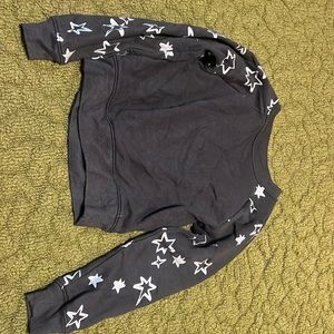 Black and silver star sweater